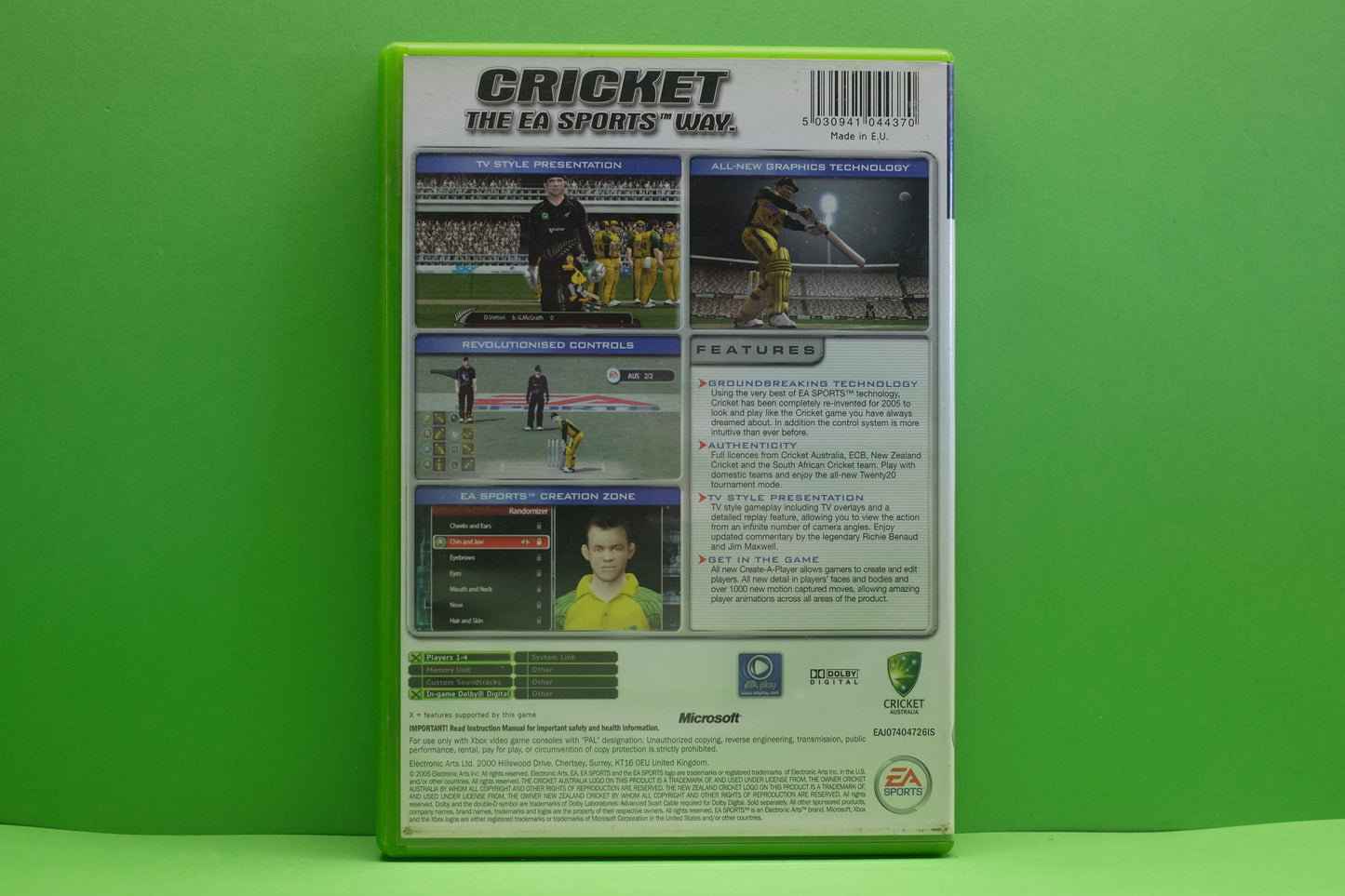 EA Sports Cricket 2005 - Xbox Original - Pre-Owned