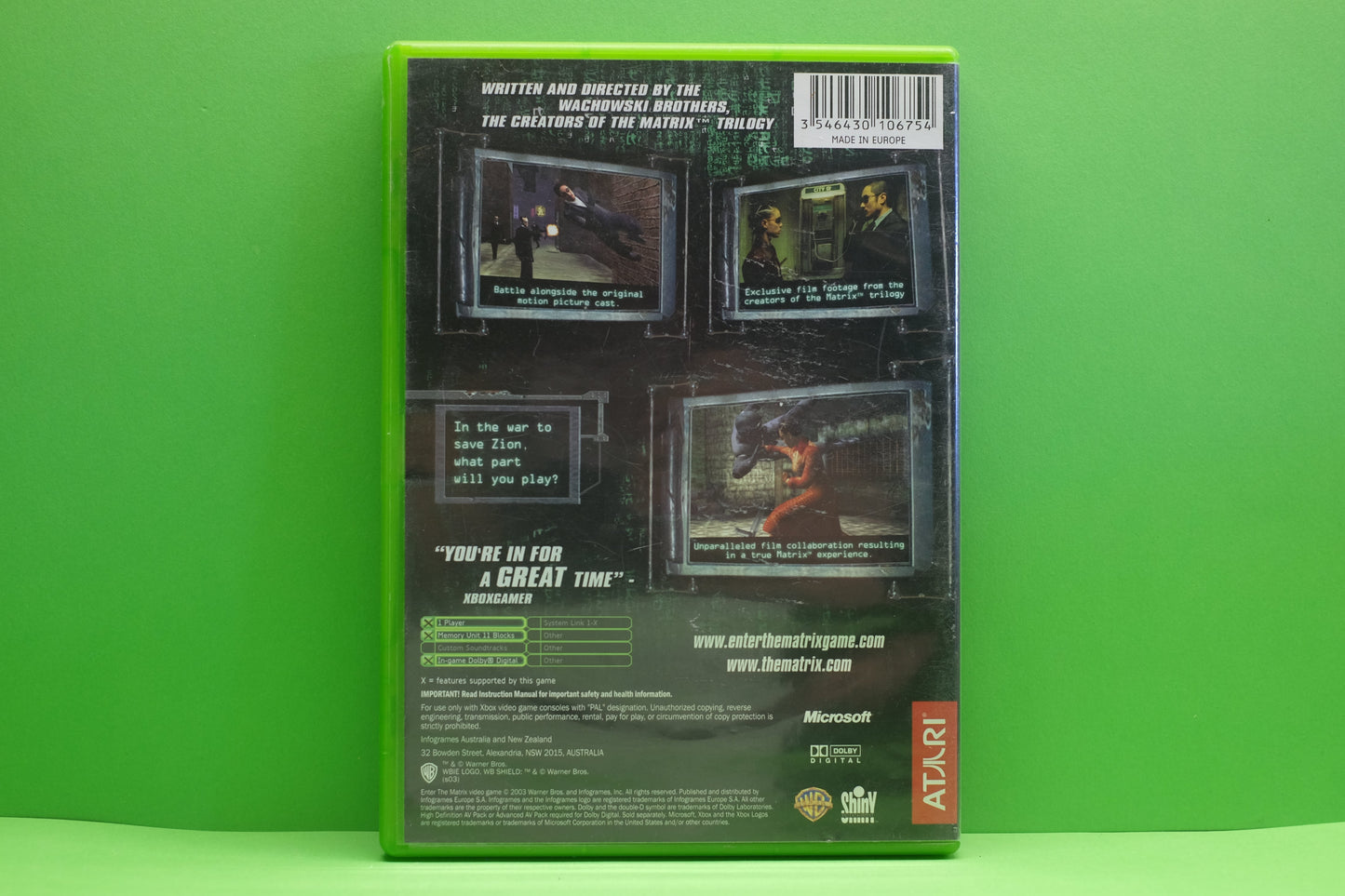 Enter The Matrix - Xbox Original - Pre-Owned