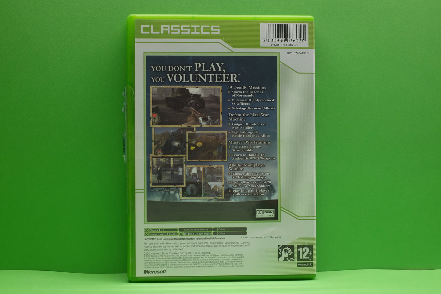 Medal Of Honor Frontline - Xbox Original - Pre-Owned