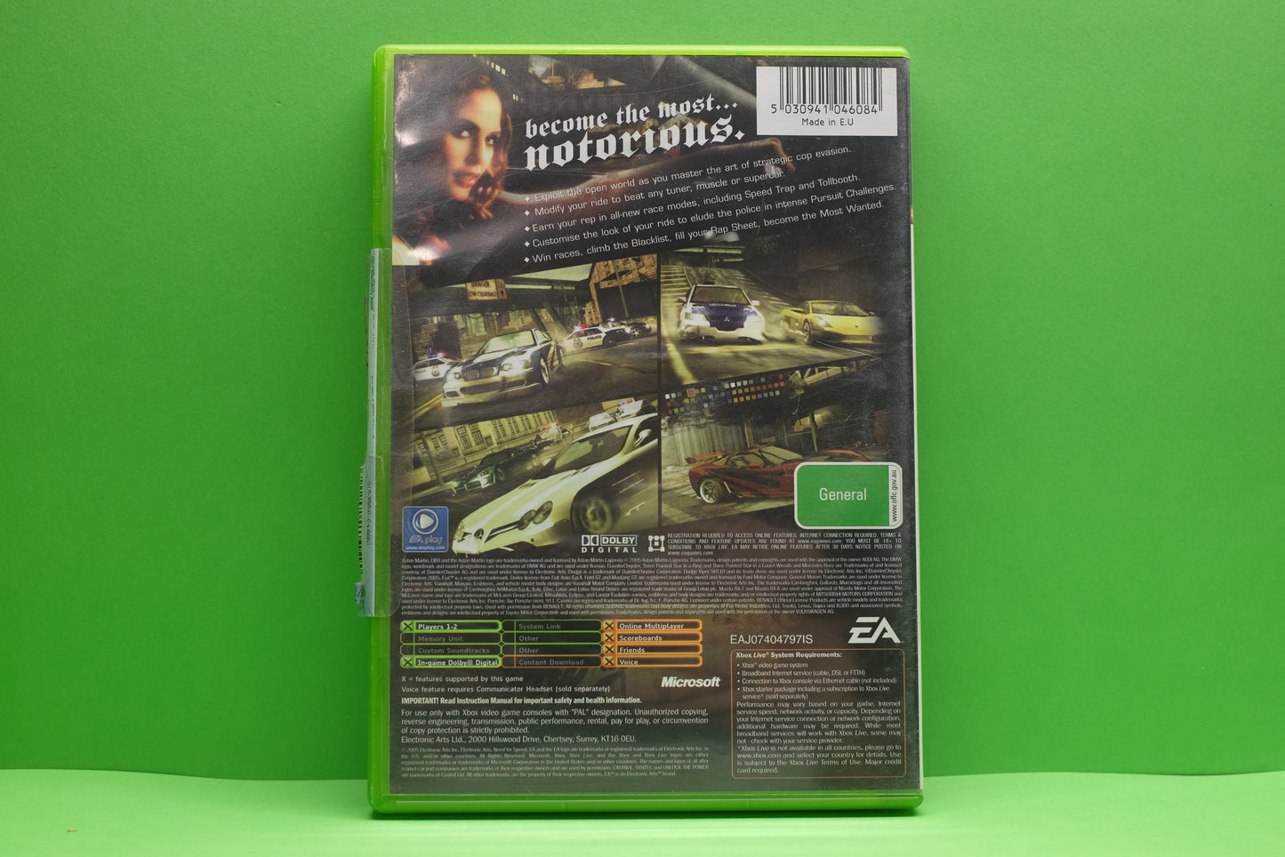 Need For Speed Most Wanted - Xbox Original - Pre-Owned