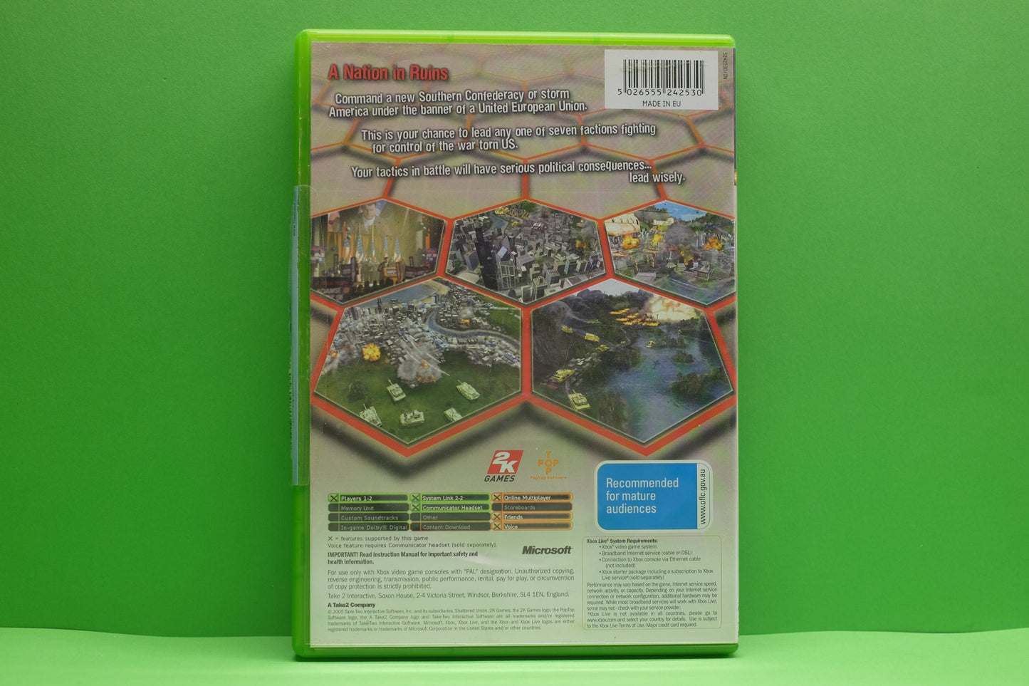 Shattered Union - Xbox Original - Pre-Owned