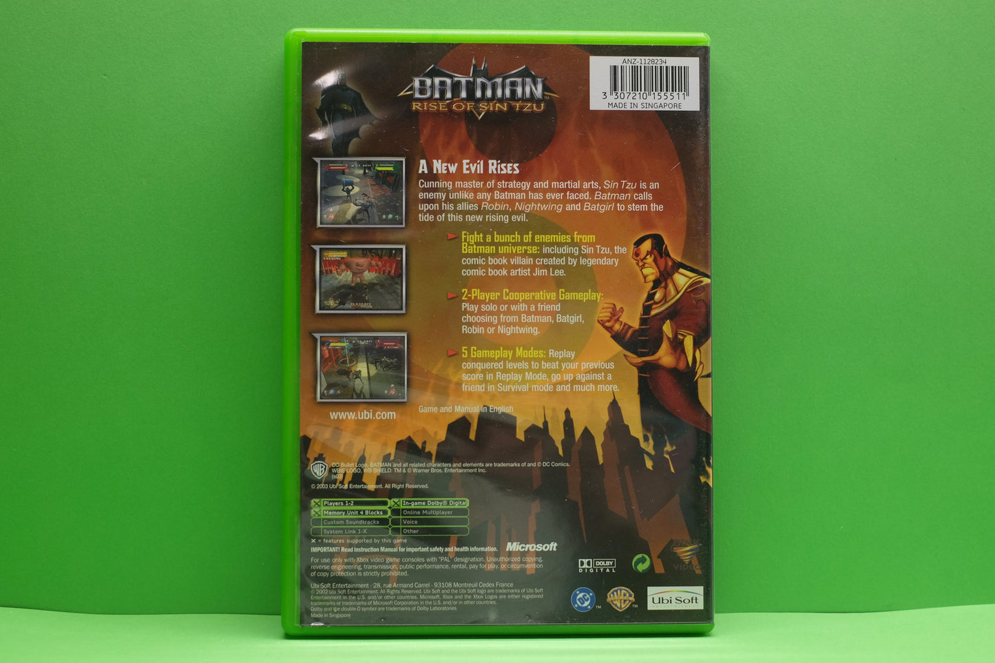 Batman Rise Of Sin Tzu - Xbox Original - Pre-Owned
