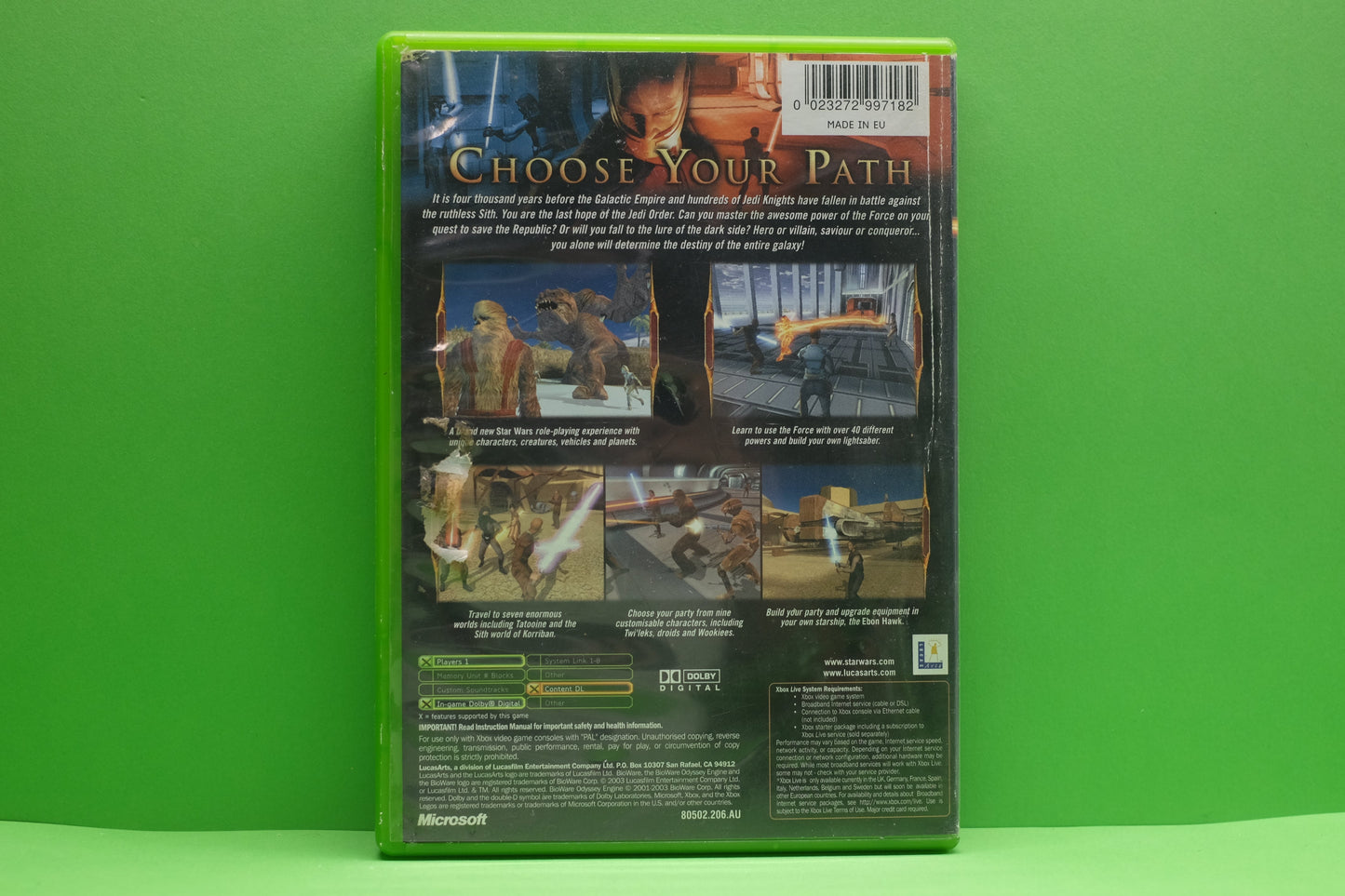 Star Wars Knights Of The Old Republic - Xbox Original - Pre-Owned