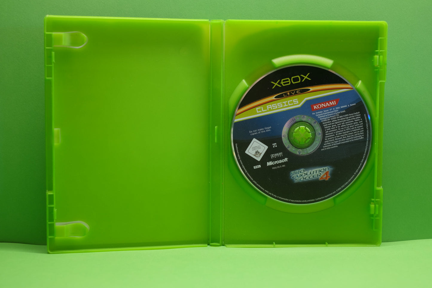 Pro Evolution Soccer 4 (Classics) *No Manual* - Xbox Original - Pre-Owned