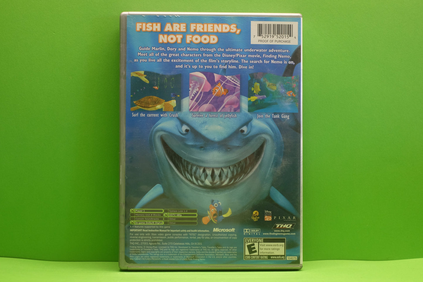 Disney Pixar Finding Nemo - Xbox Original - Pre-Owned