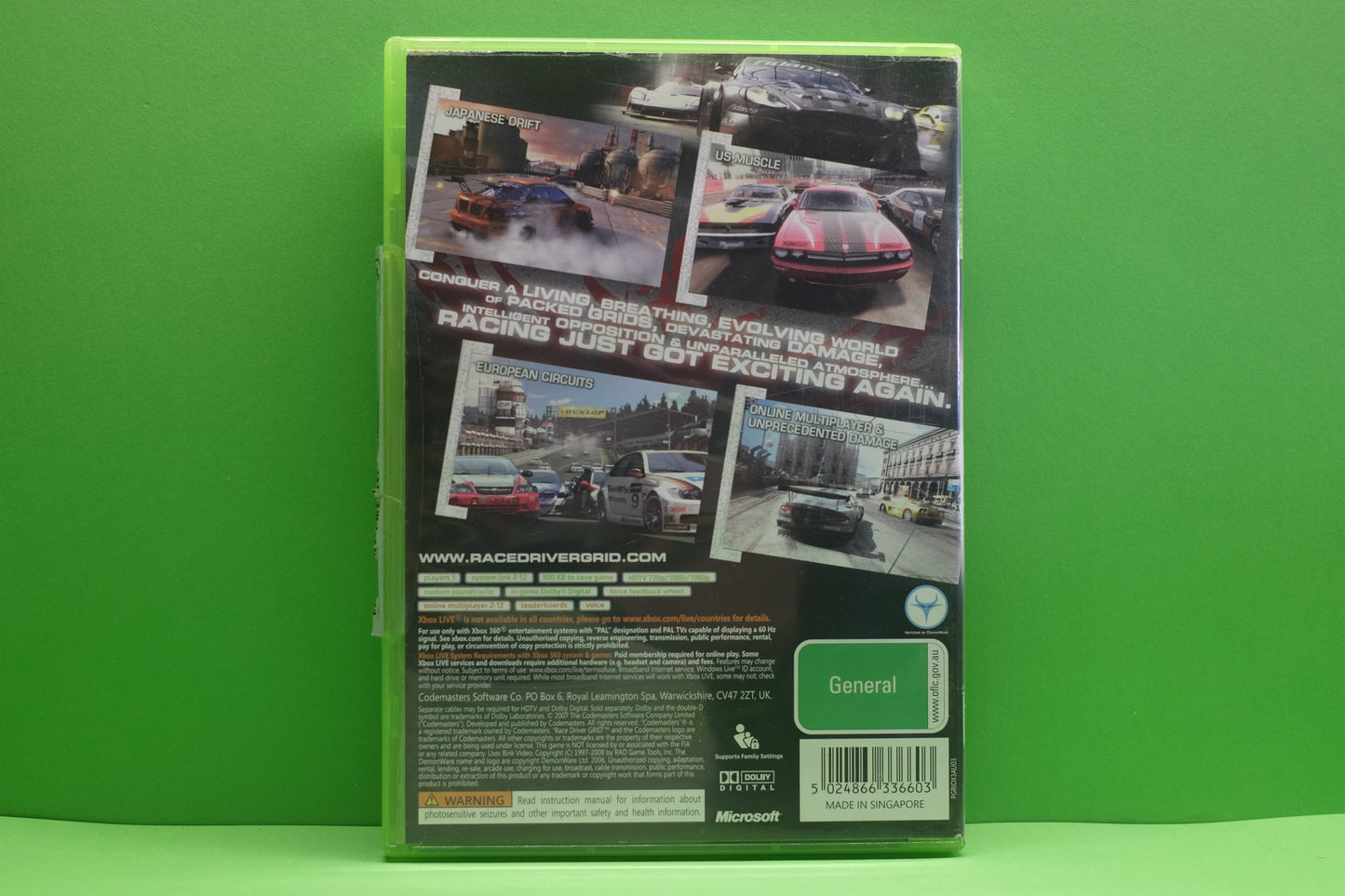 Race Driver Grid - Xbox 360 - Pre-Owned