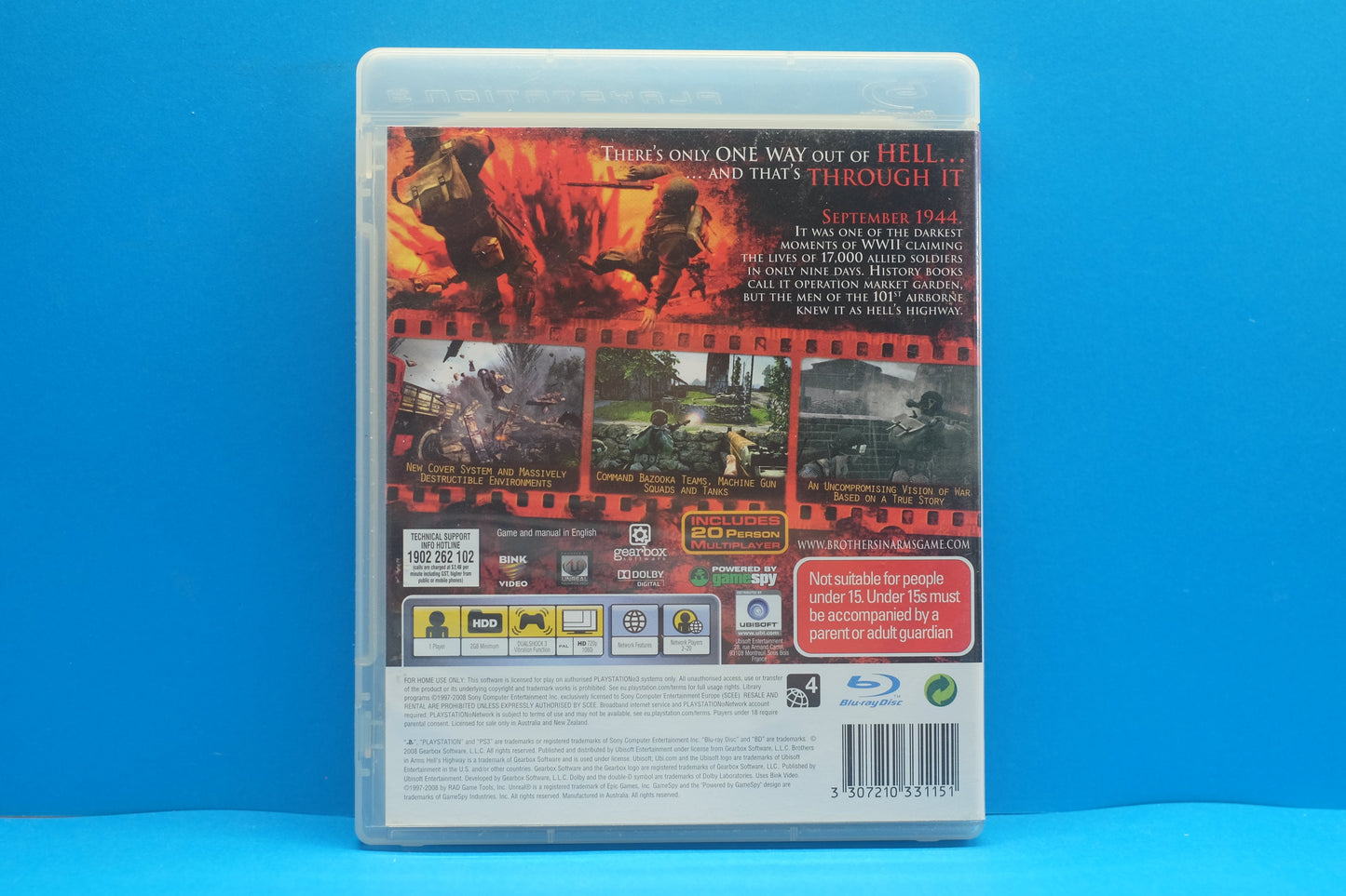 Brothers In Arms Hell's Highway - Playstation 3 - Pre-Owned