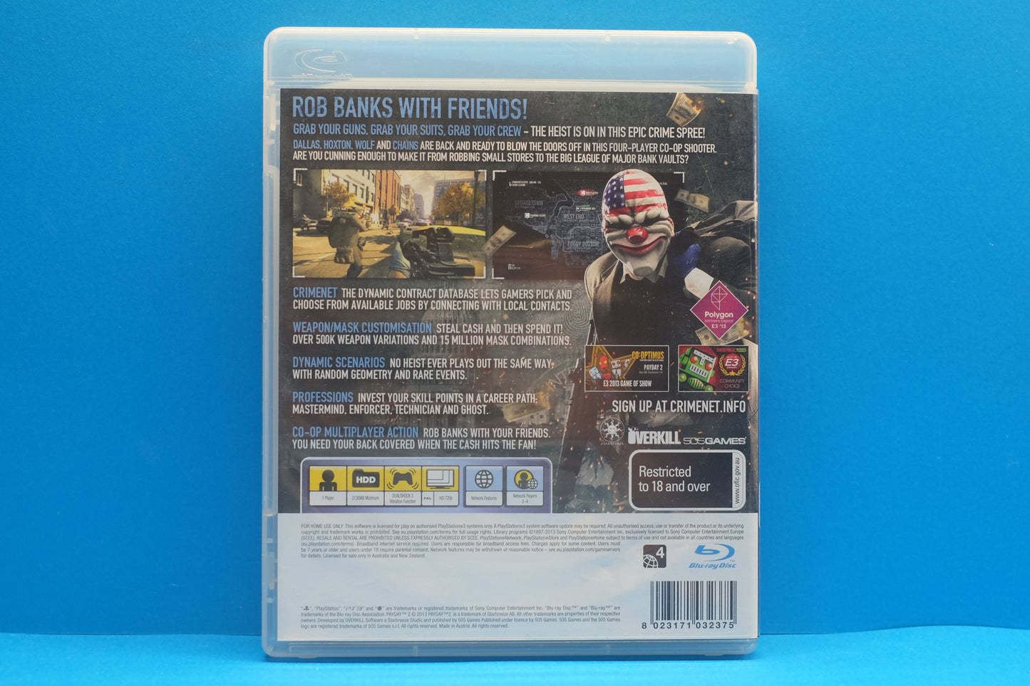 Payday 2 - Playstation 3 - Pre-Owned