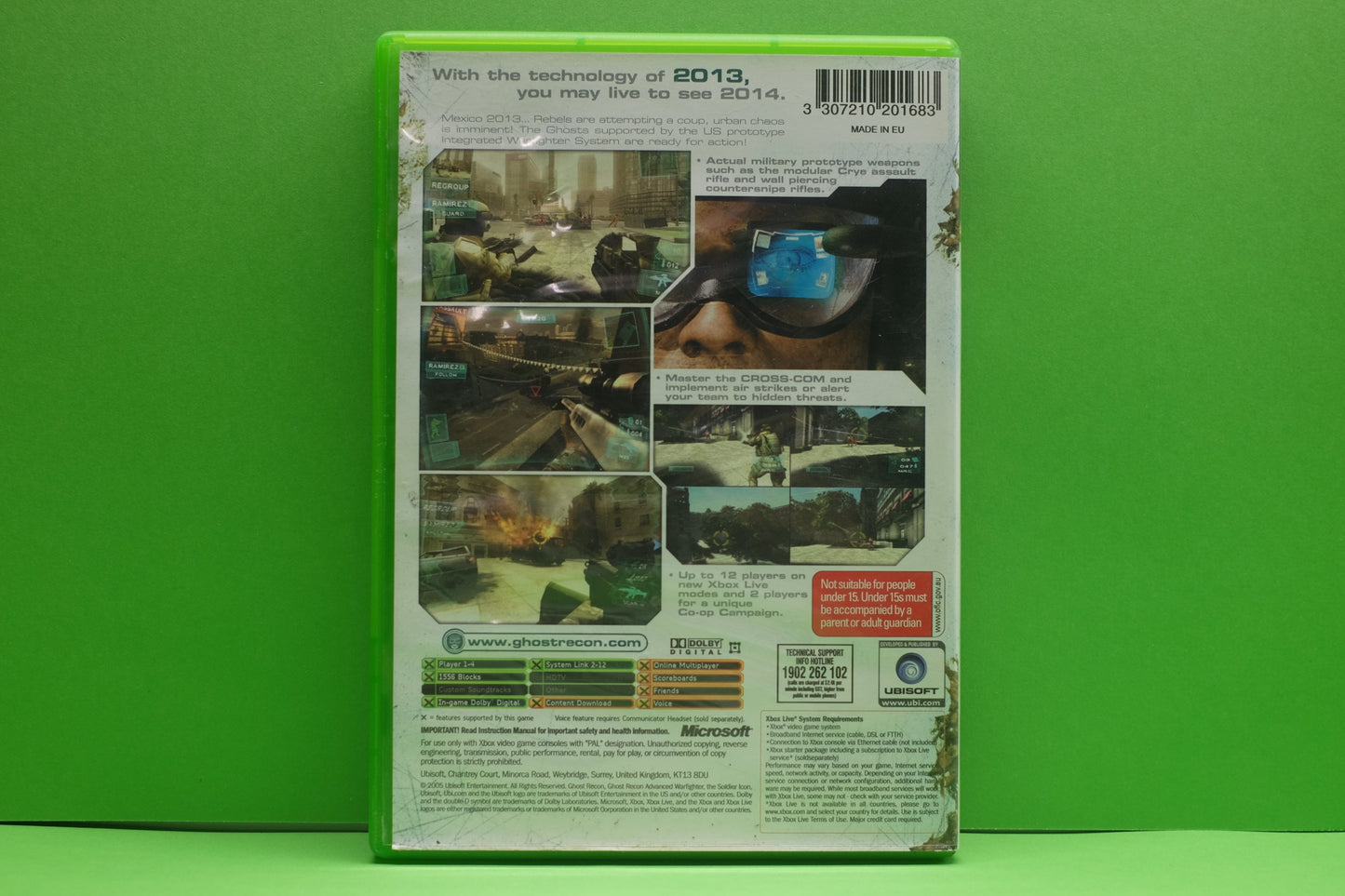 Ghost Recon Advance Warfighter - Xbox Original - Pre-Owned