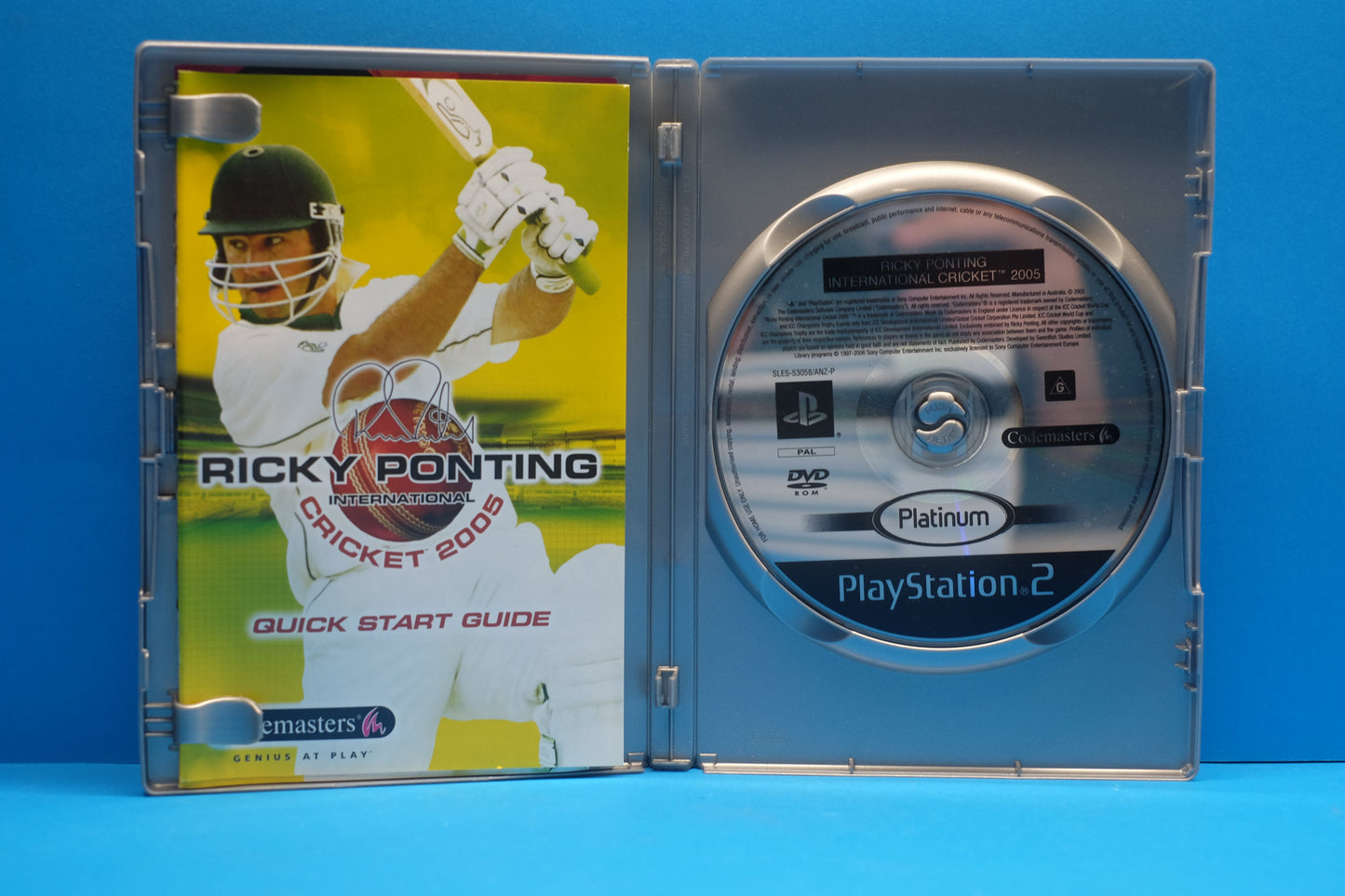 Ricky Ponting International Cricket 2005 (Platinum) - Playstation 2 - Pre-Owned