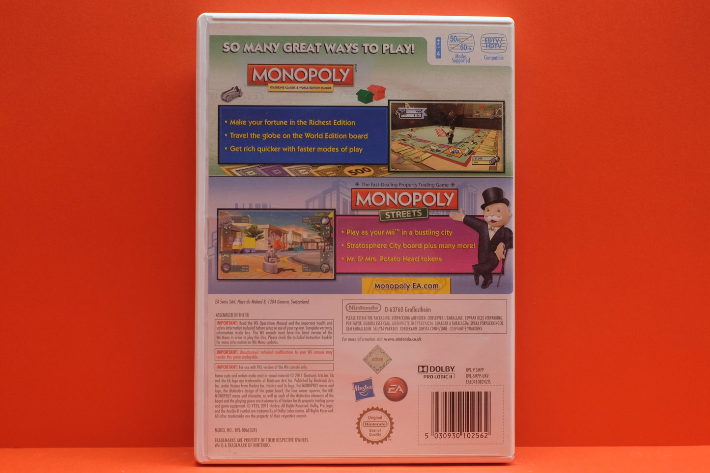Monopoly Collection - Nintendo Wii - Pre-Owned