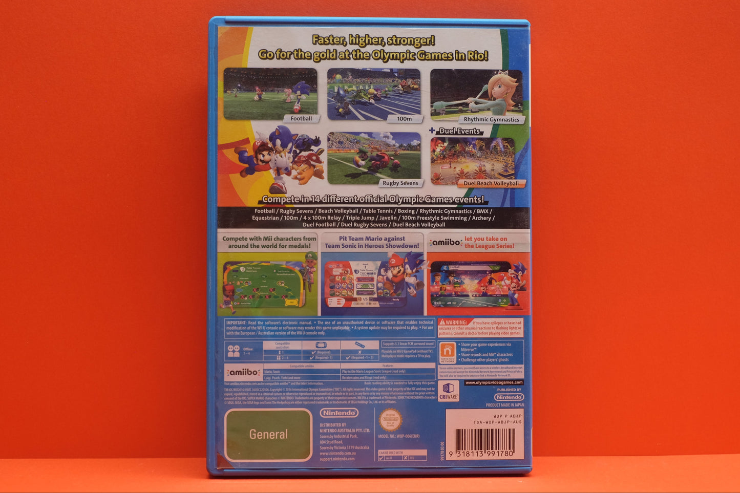 Mario & Sonic at the Rio 2016 Olympic Games - Nintendo Wii U - Pre-Owned