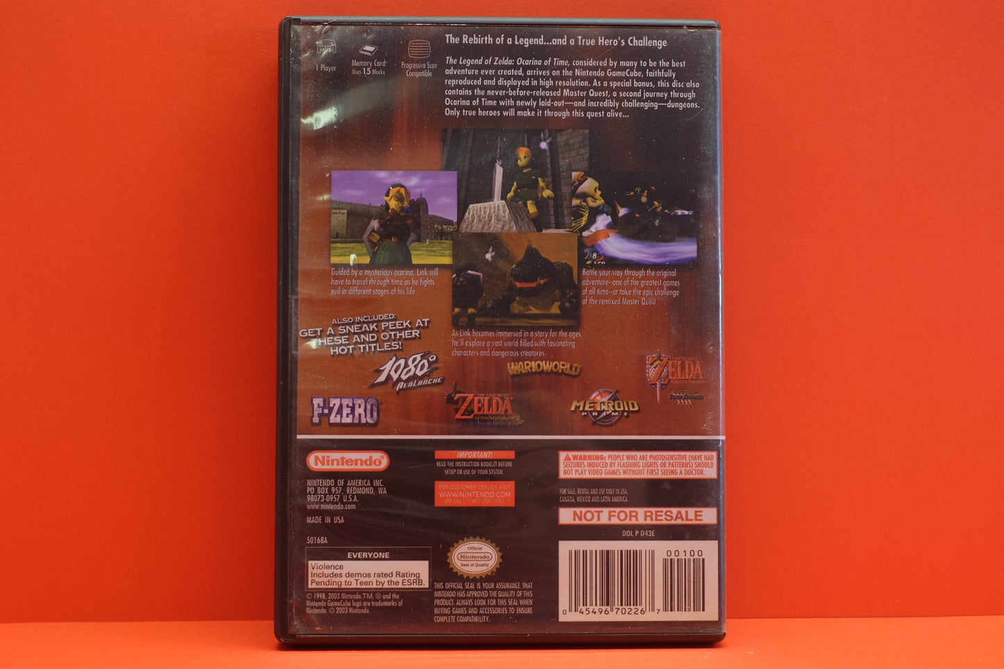 The Legend Of Zelda Ocarina Of Time - Nintendo Gamecube - Pre-Owned