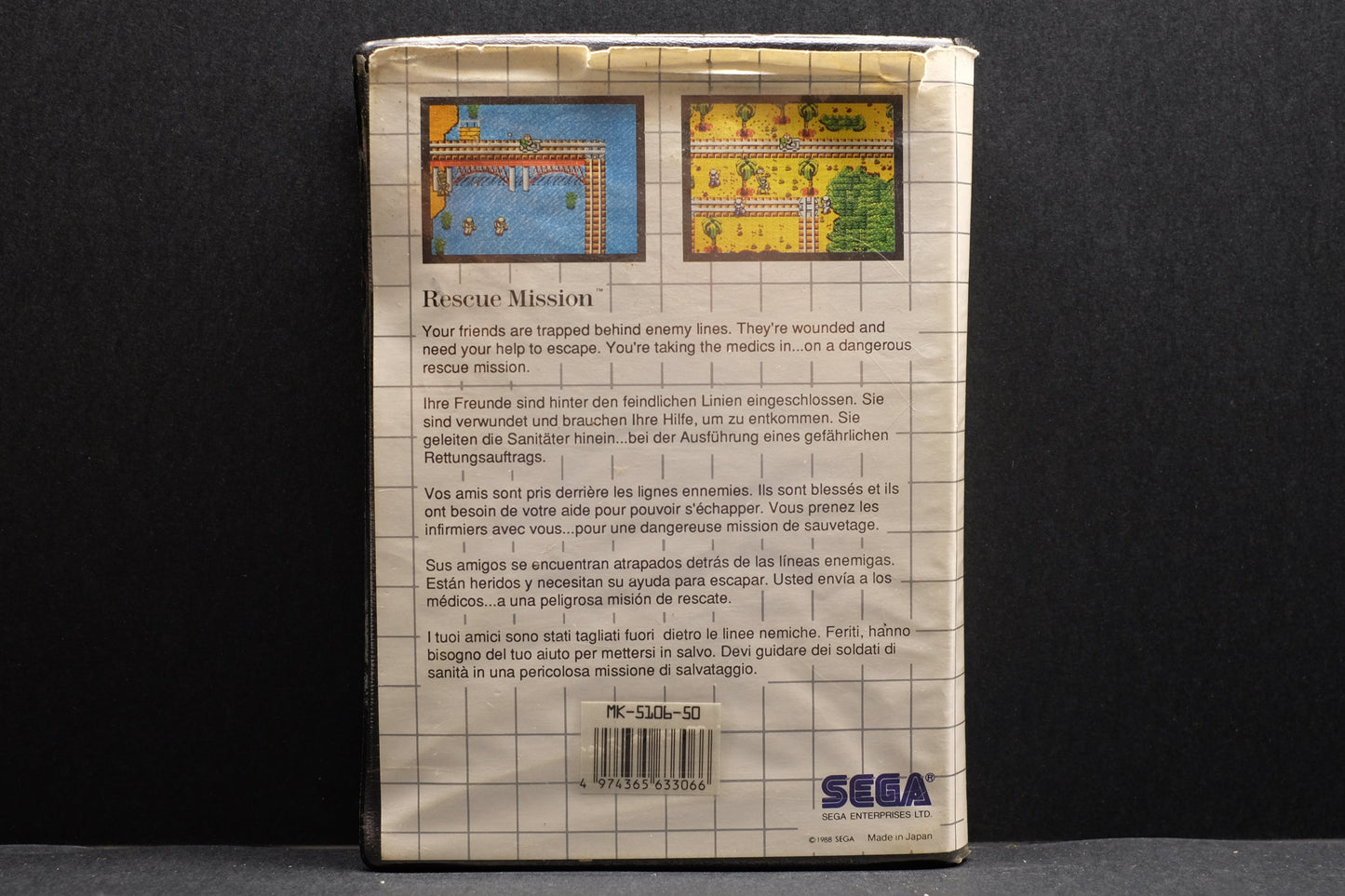 Rescue Mission - Sega Master System - Pre-Owned