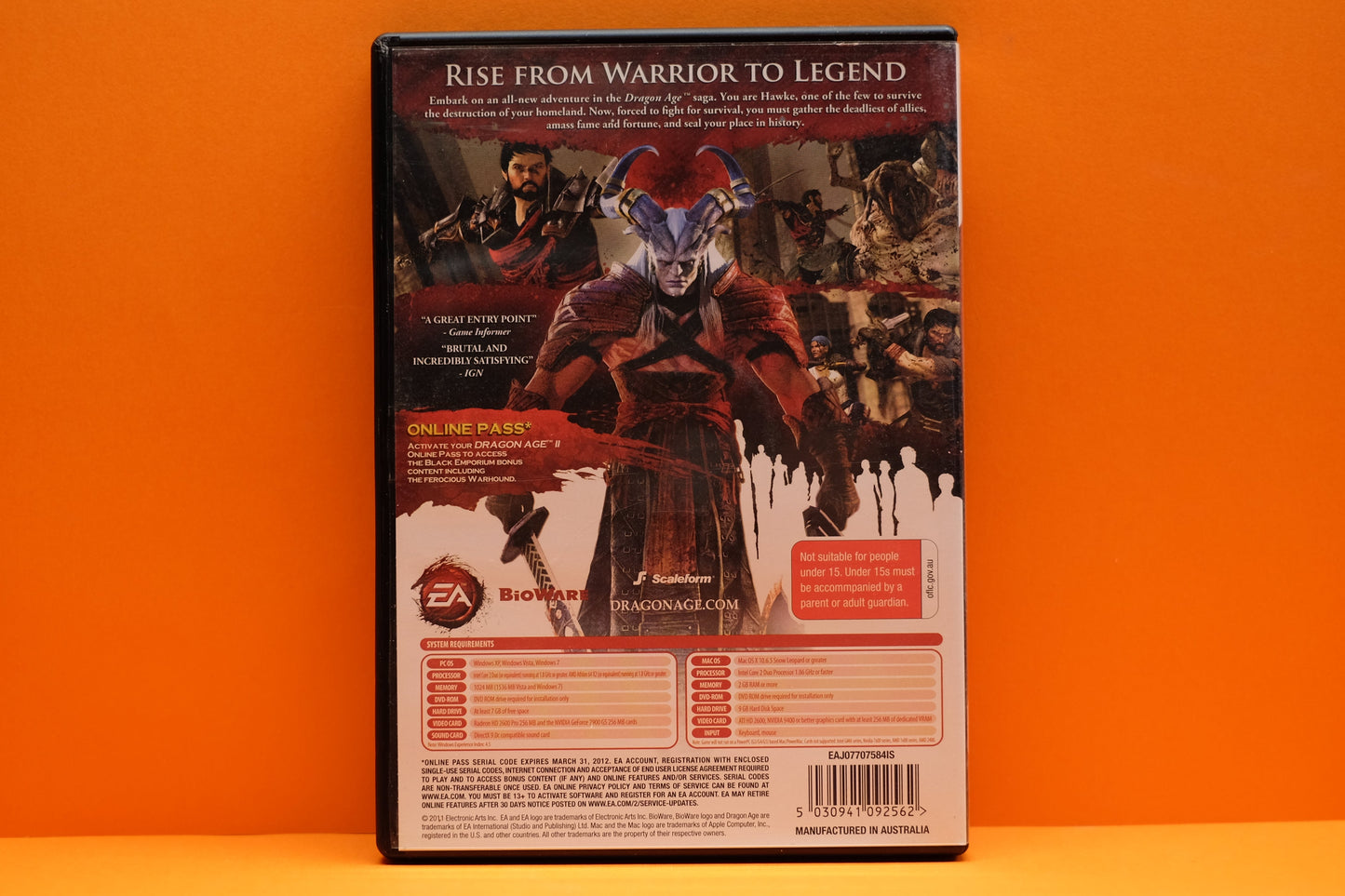 Dragon Age II (2) - PC - Pre-Owned
