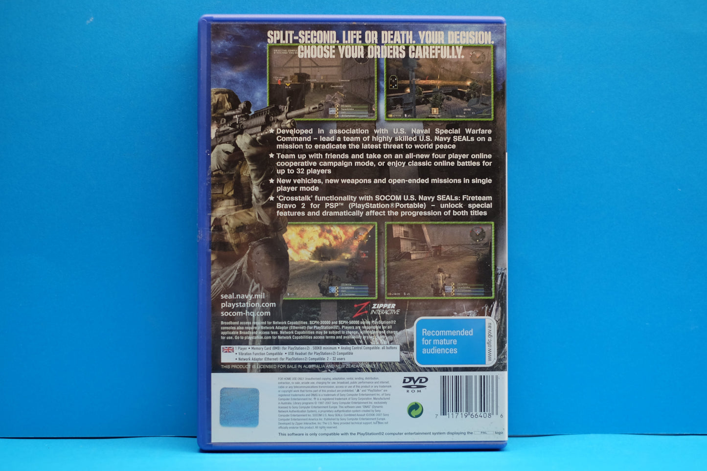 SOCOM U.S. Navy Seals Combined Assault - Playstation 2 - Pre-Owned