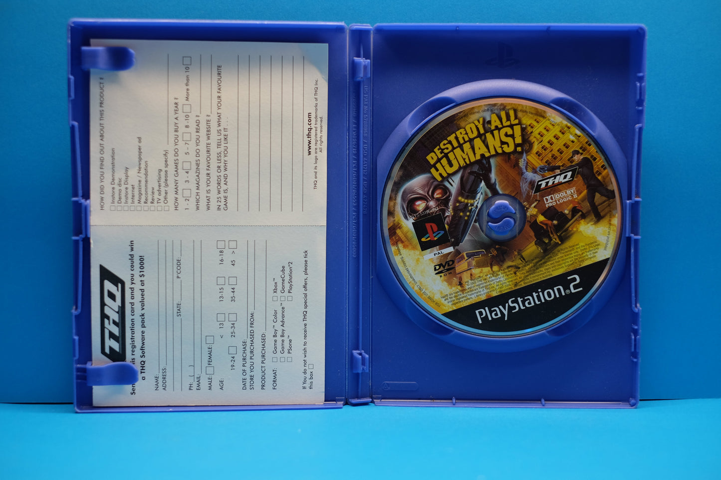 Destroy All Humans! *No Manual* - Playstation 2 - Pre-Owned