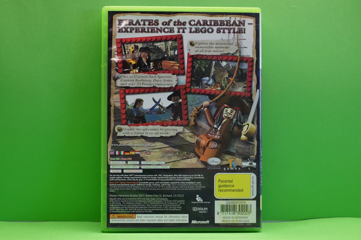 Lego Pirates Of The Caribbean The Video Game - Xbox 360 - Pre-Owned