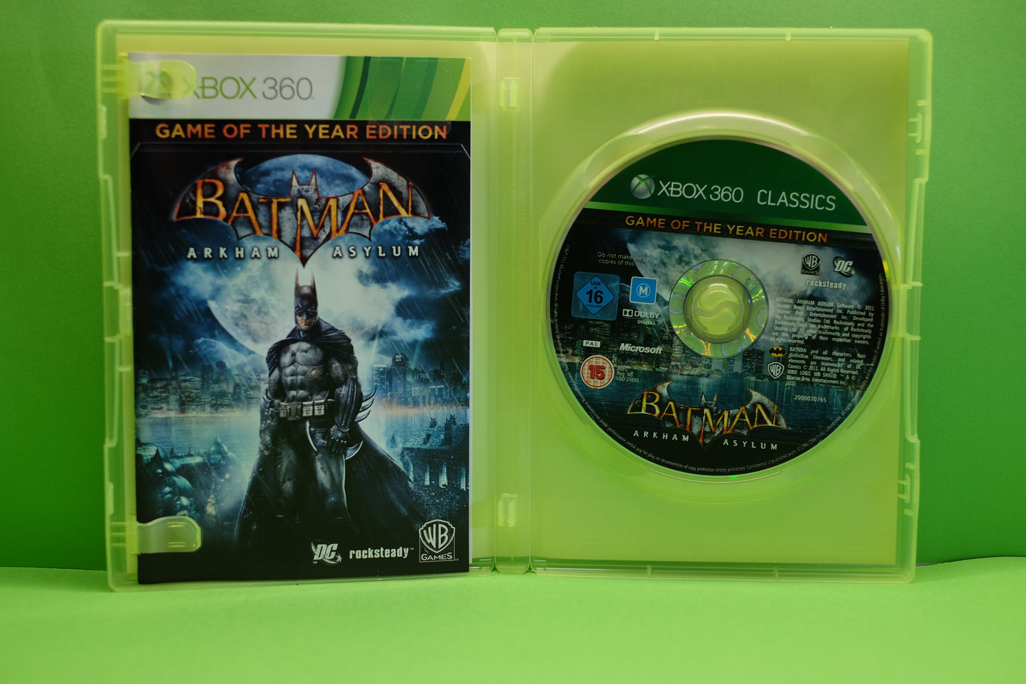 Batman Arkham Asylum (Game Of The Year Edition) - Xbox 360 - Pre-Owned