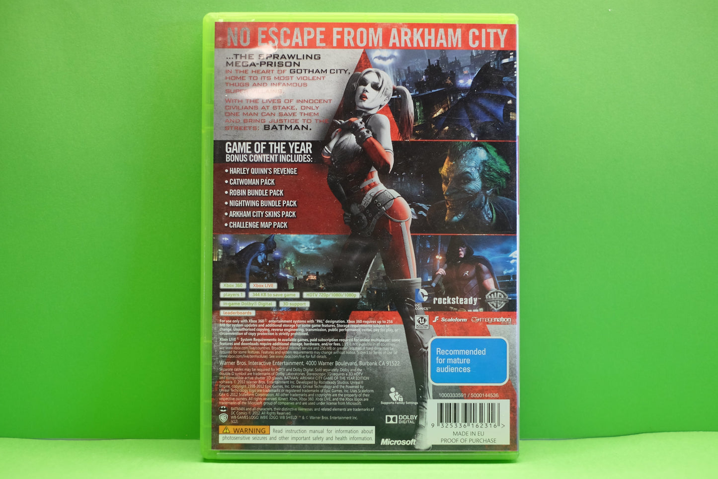 Batman Arkham City - Xbox 360 - Pre-Owned