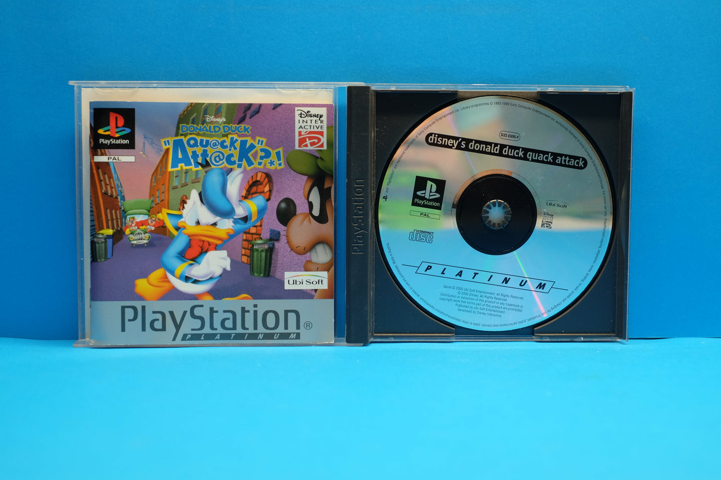 Donald Duck Quack Attack (Platinum) - Playstation 1 - Pre-Owned