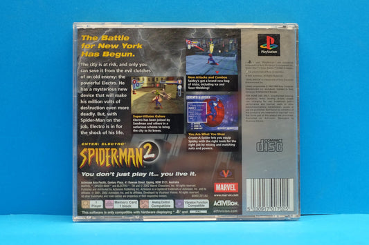 Spider-Man 2 Enter Electro - Playstation 1 - Pre-Owned