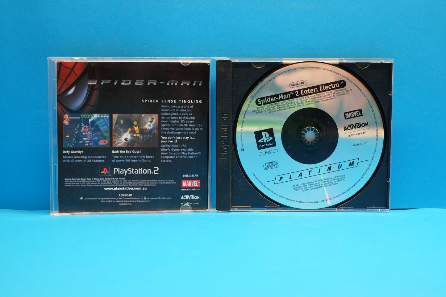 Spider-Man 2 Enter Electro (Platinum) - Playstation 1 - Pre-Owned