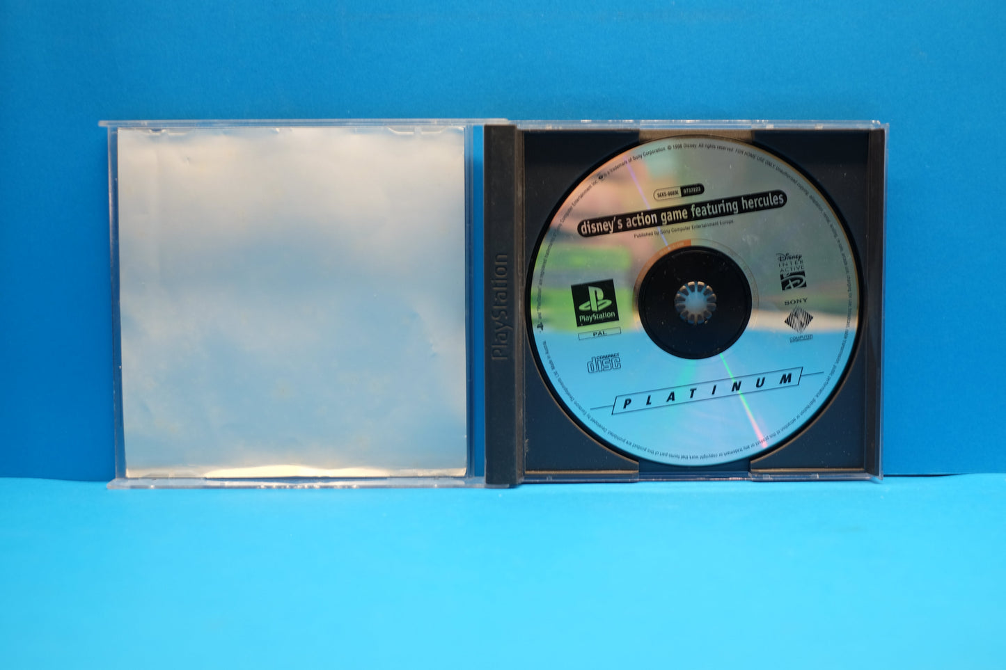 Disney's Action Game Featuring Hercules (Platinum) *No Manual* - Playstation 1 - Pre-Owned