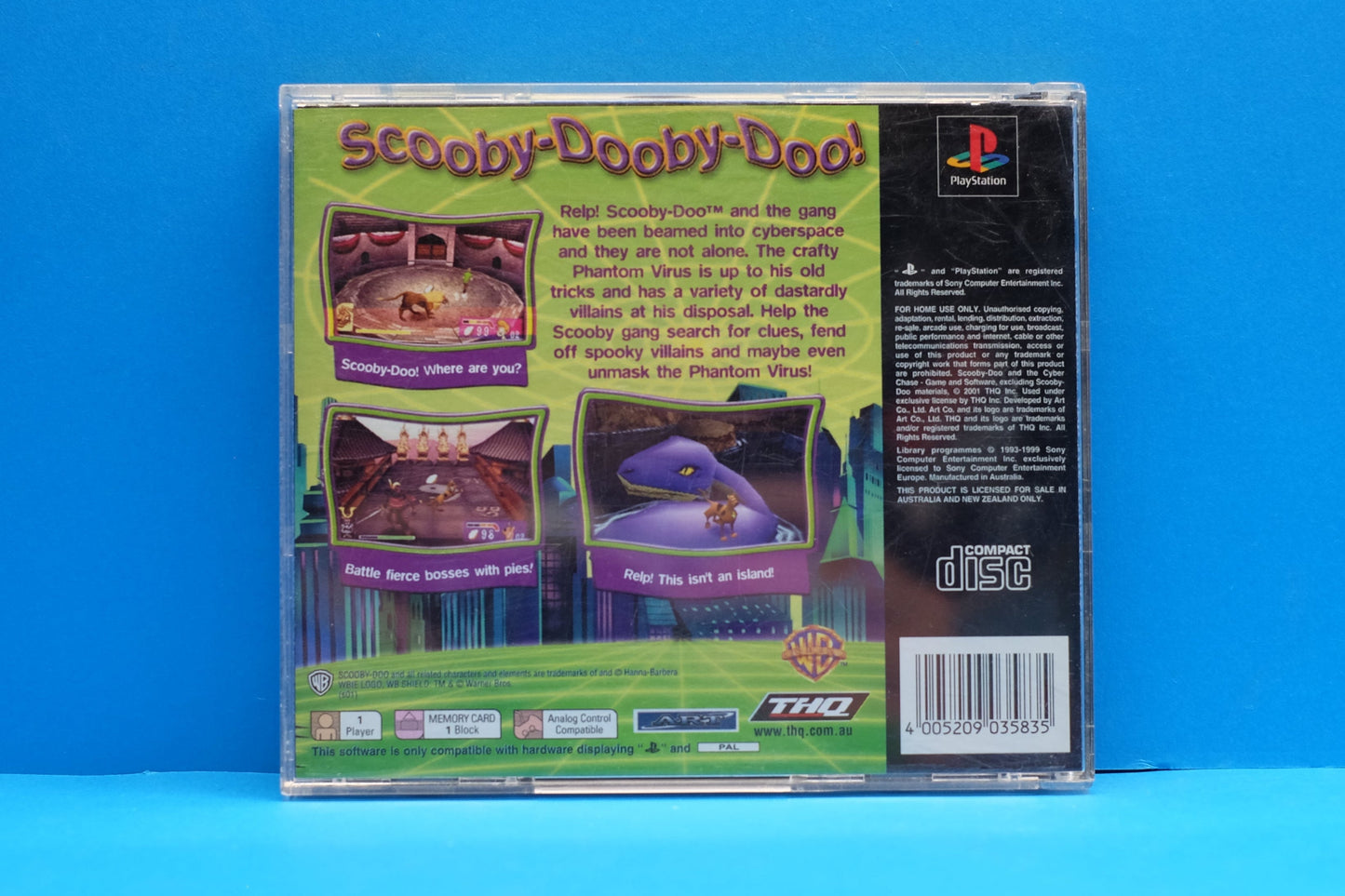 Scooby-Doo And The Cyber Chase - Playstation 1 - Pre-Owned