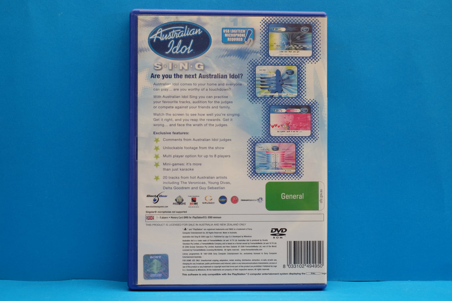 Australian Idol Sing - Playstation 2 - Pre-Owned