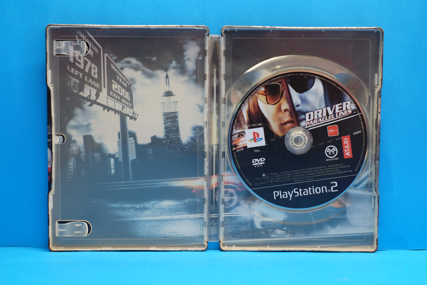 Driver Parallel Lines (Steel Book) *No Manual* - Playstation 2
