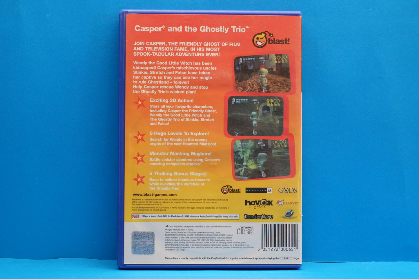 Casper And The Ghostly Trio - Playstation 2 - Pre-Owned