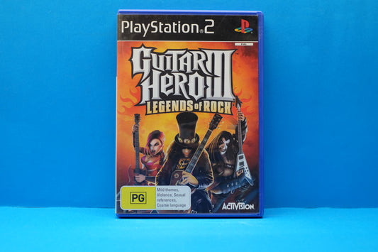 Guitar Hero III (3) *No Manual* - Playstation 2