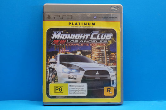 Midnight Club Los Angeles - Playstation 3 - Pre-Owned