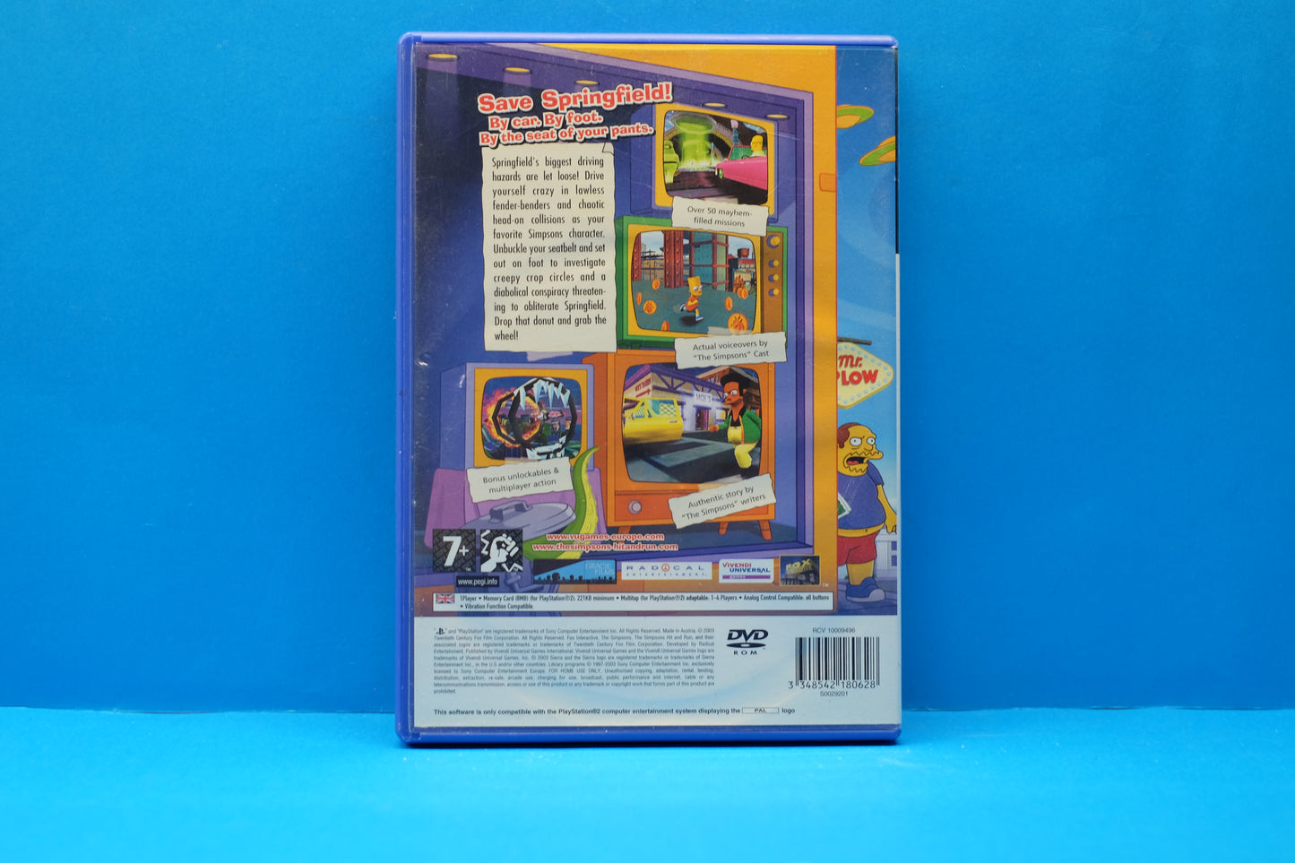 The Simpsons Hit & Run *No Manual* - Playstation 2