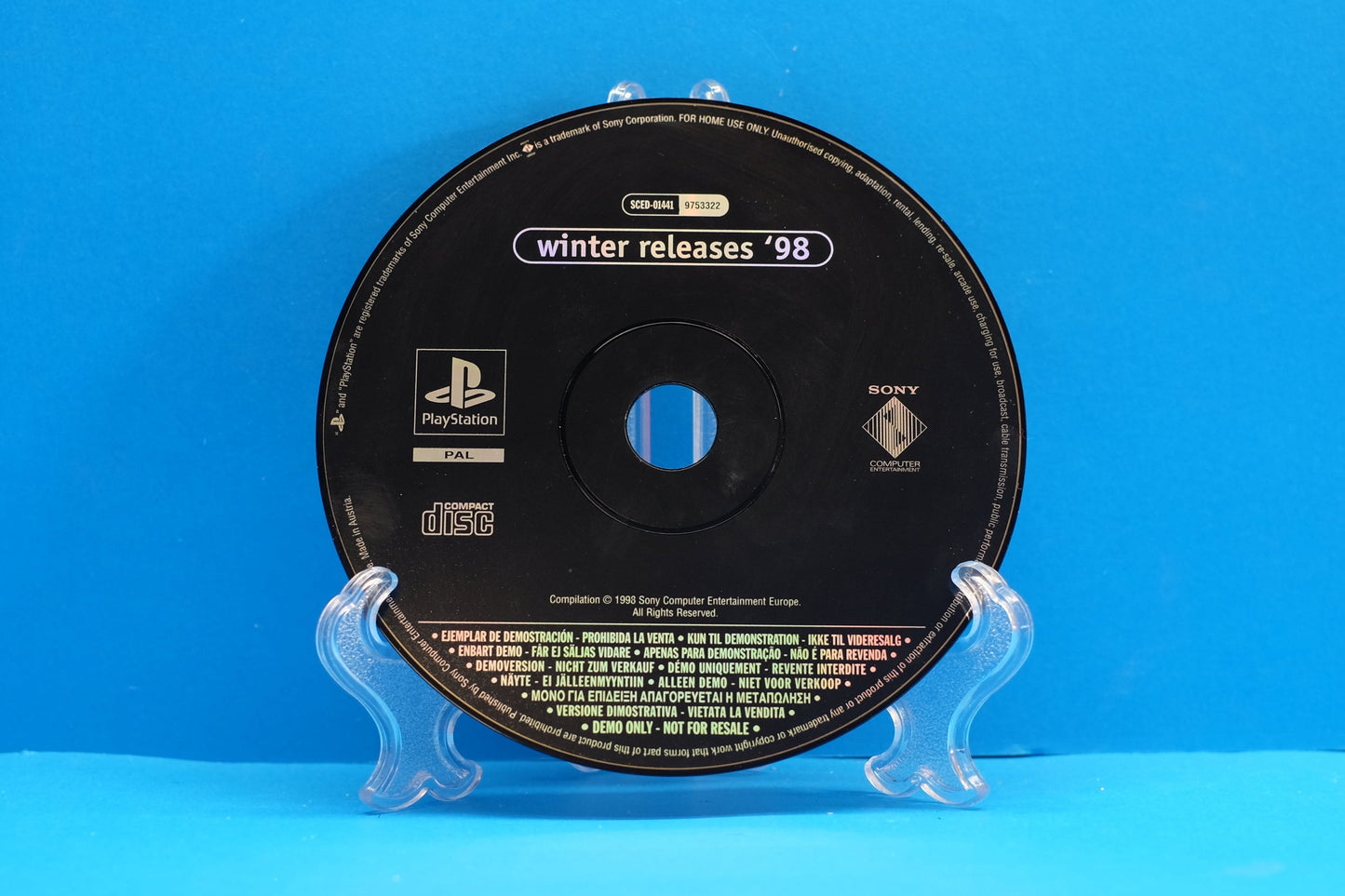 Winter Releases 98 Demo - Playstation 1 - Pre-Owned