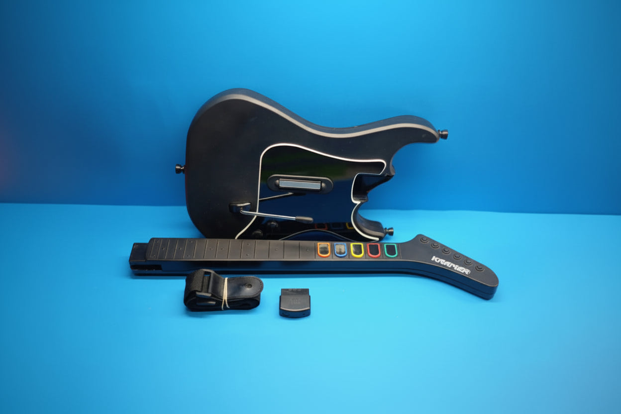Guitar Hero Kramer Wireless Controller & Dongle - Playstation 2 - Pre-Owned