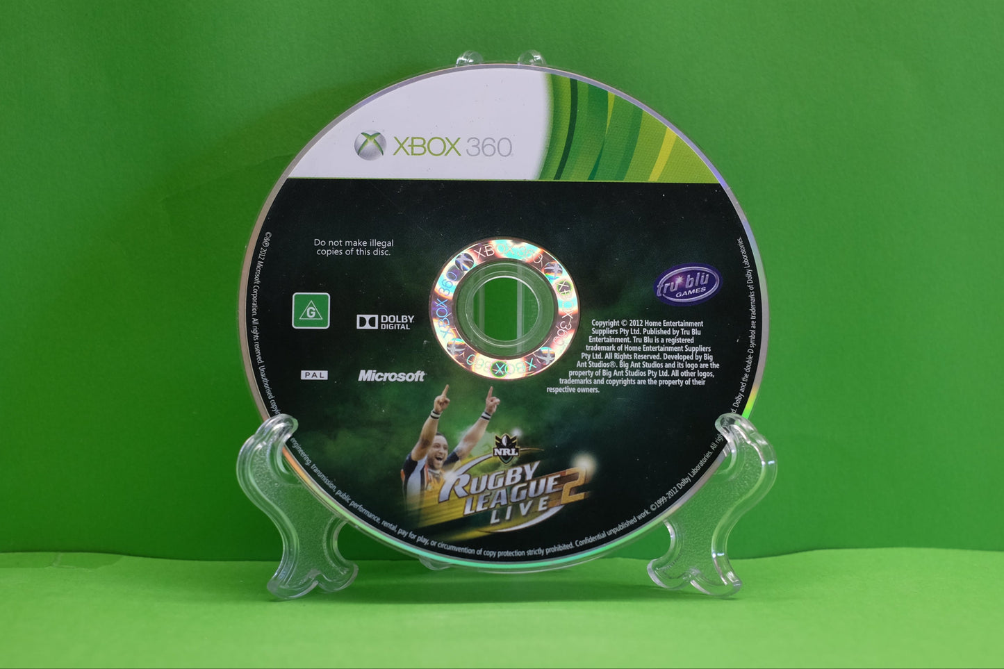 NRL Rugby League Live 2 - Xbox 360 - Pre-Owned