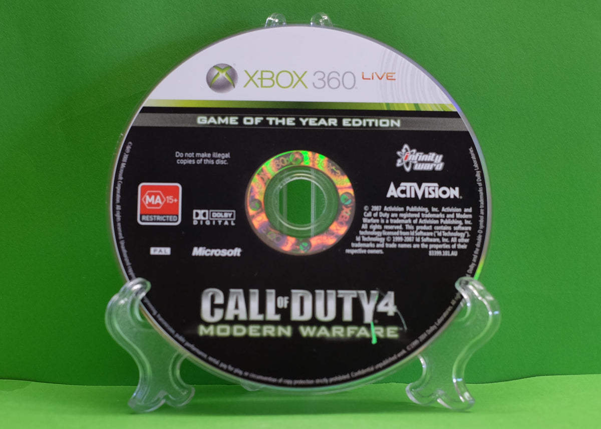 Call Of Duty 4 Modern Warfare - Xbox 360 - Pre-Owned