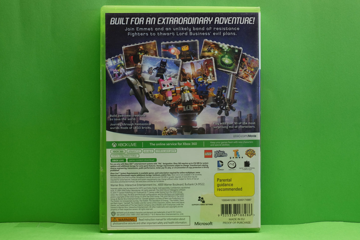 The Lego Movie Video Game - Xbox 360 - Pre-Owned