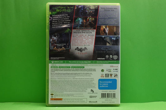 Batman Arkham Collection - Xbox 360 - Pre-Owned