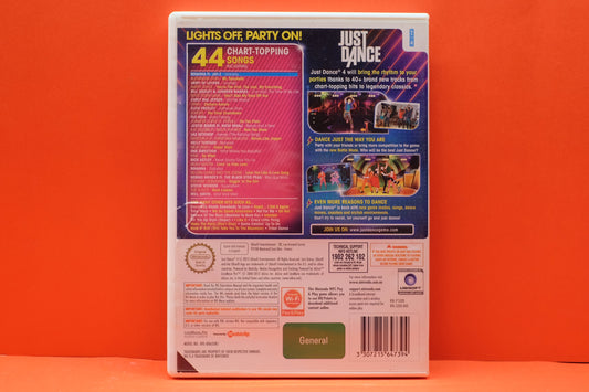Just Dance 4 - Nintendo Wii - Pre-Owned