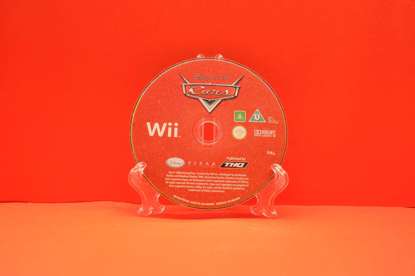 Disney Pixar Cars *Disc Only* - Nintendo Wii - Pre-Owned