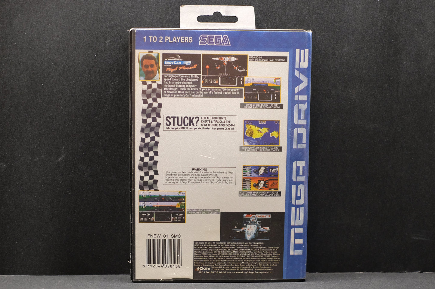 Newman Haas Indy Car Featuring Nigel Mansell - Sega Mega Drive - Pre-Owned