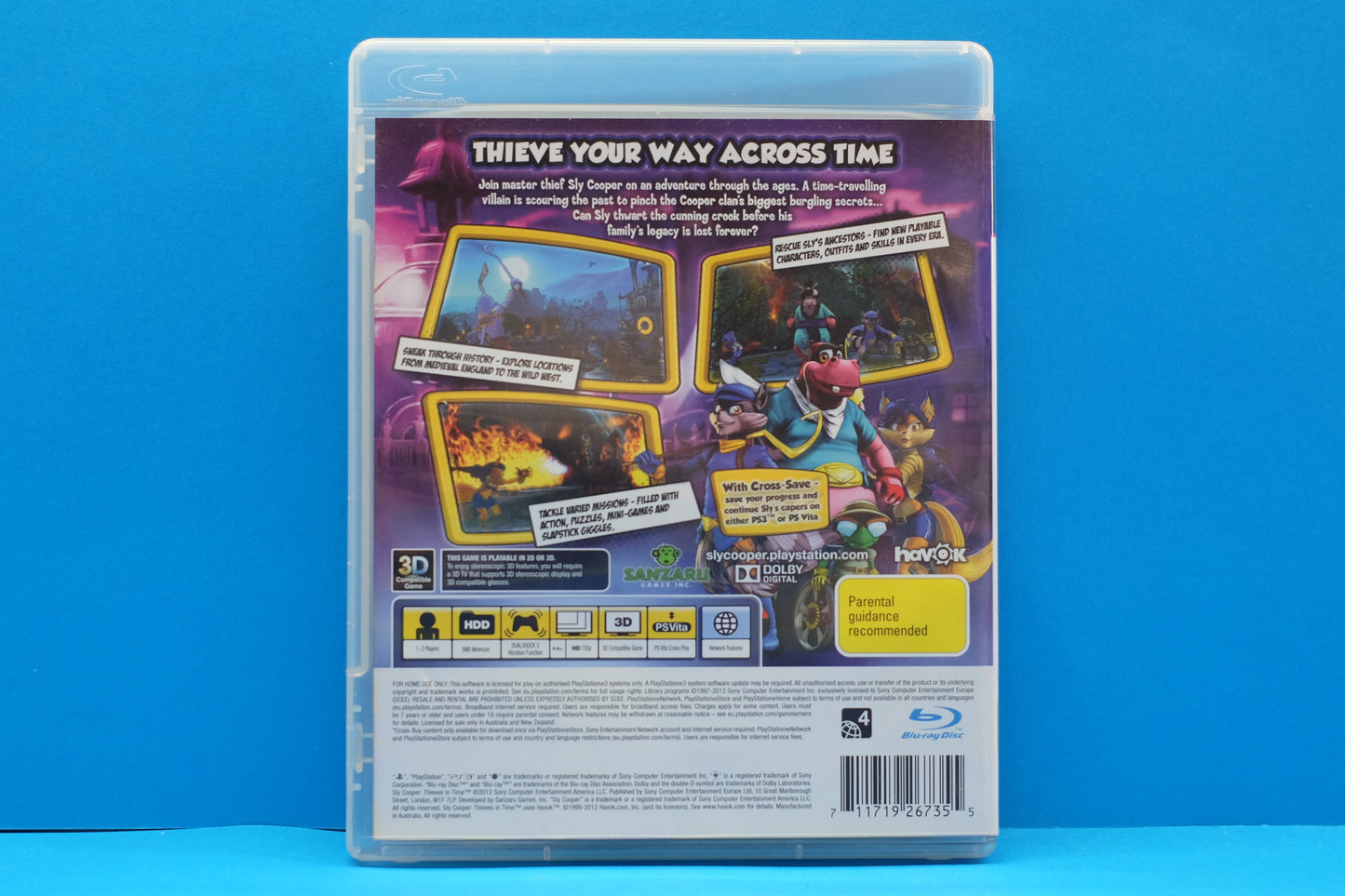 Sly Cooper Thieves In Time - Playstation 3 - Pre-Owned