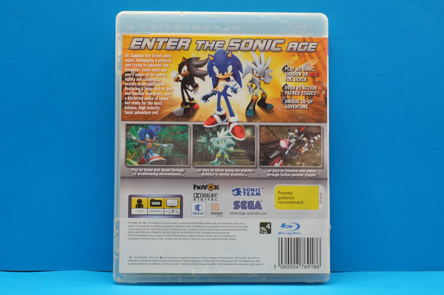 Sonic The Hedgehog - Playstation 3 - Pre-Owned
