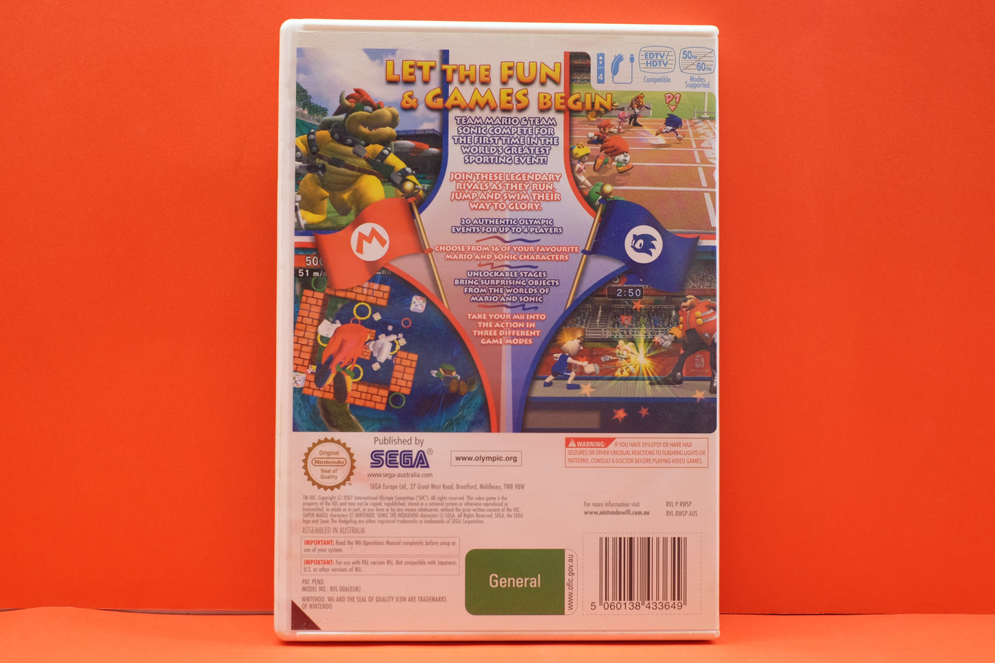Mario & Sonic At The Olympic Games - Nintendo Wii - Pre-Owned