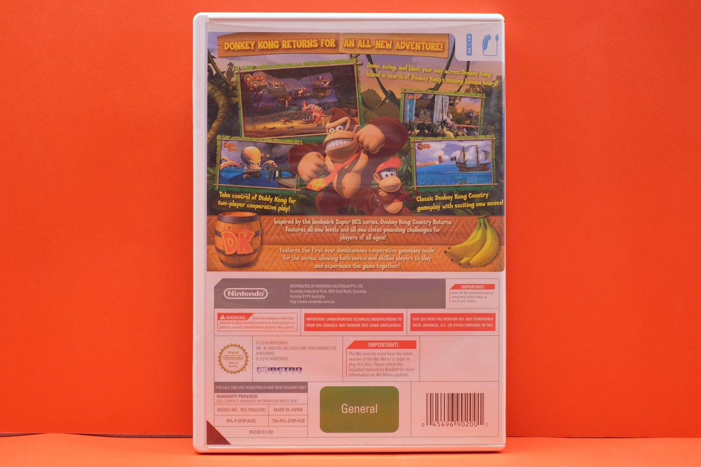 Donkey Kong Country Returns - Nintendo Wii - Pre-Owned