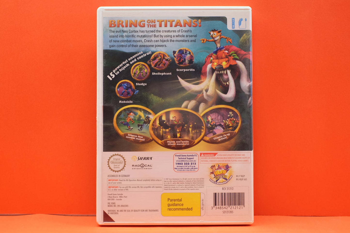 Crash Of The Titans - Nintendo Wii - Pre-Owned