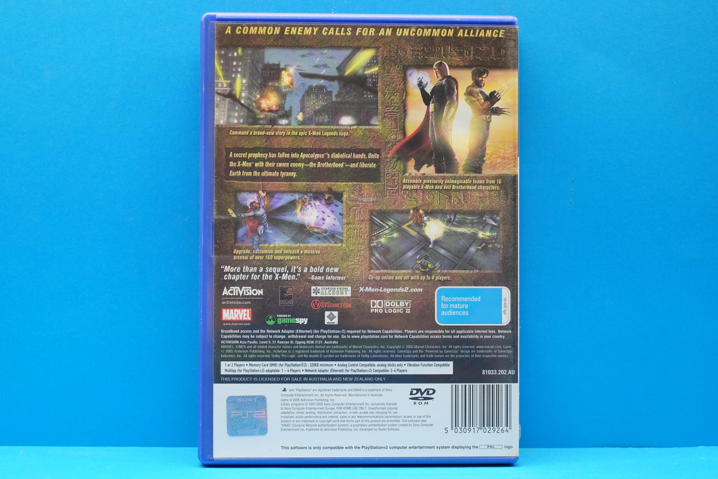 X-Men Legends II (2) Rise Of Apocalypse - Playstation 2 - Pre-Owned